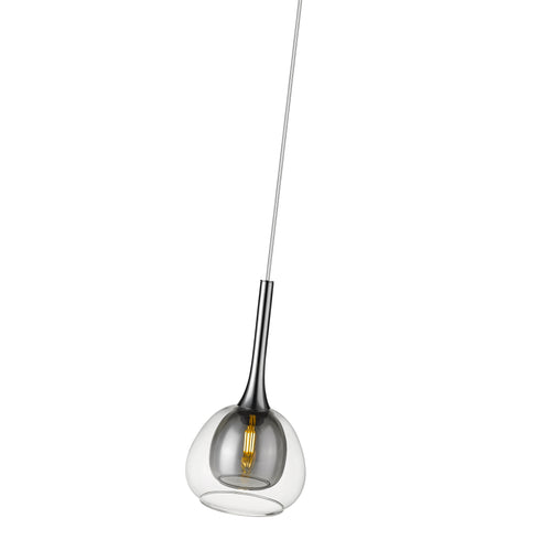 Pendant Luminaire In Smoked Grey LL00005