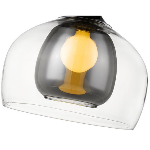 Pendant Luminaire In Smoked Grey LL00008