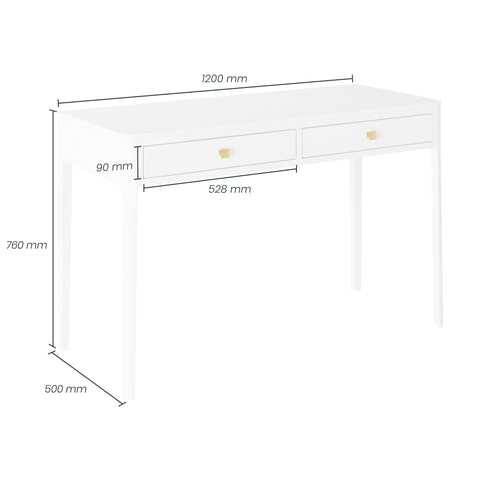 Abberley Desk | White