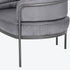 Libra Angus Club Chair Concrete Colour Leather