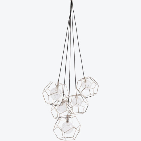 Libra Apus Pentagon Hanging Pendant Light LED G9 5W 5