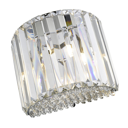 Wall Luminaire In Chrome And Clear LL00017