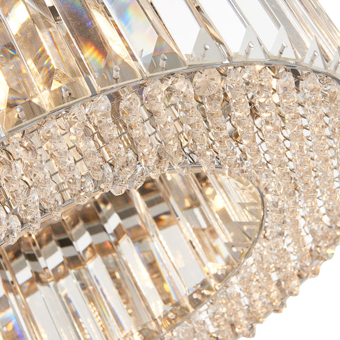 Flush luminaire in Crystal LL00018