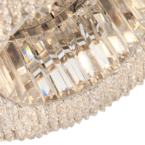 Flush luminaire in Crystal LL00018