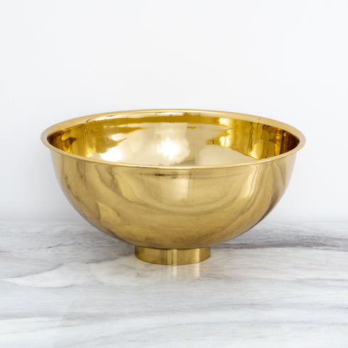 Native Home Lifestyle Gold Plated Mirror Polished Bowl