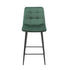 Native Home Lifestyle Squared Green Kitchen Bar Stools (Set Of 2)