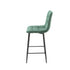 Native Home Lifestyle Squared Green Kitchen Bar Stools (Set Of 2)