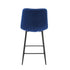 Native Home Lifestyle Squared Navy Blue Kitchen Bar Stools (Set Of 2)