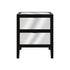 Josephine Bedside | 2 Drawer | Black