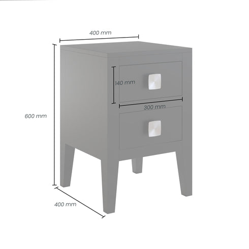 Tunworth Bedside | Black