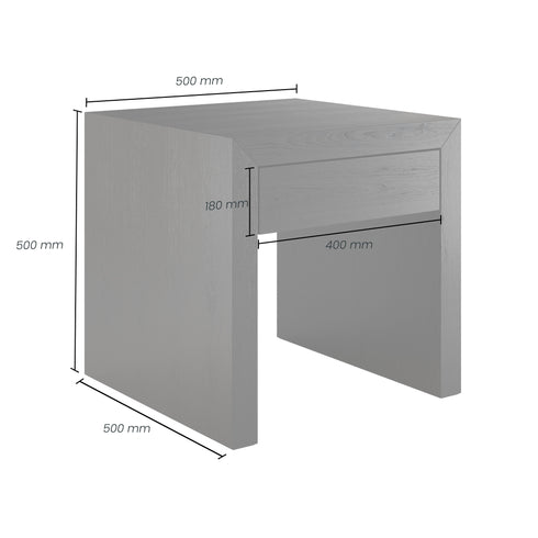 Hawthorn Bedside | Black