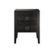 Cheriton Bedside | 2 Drawer | Black