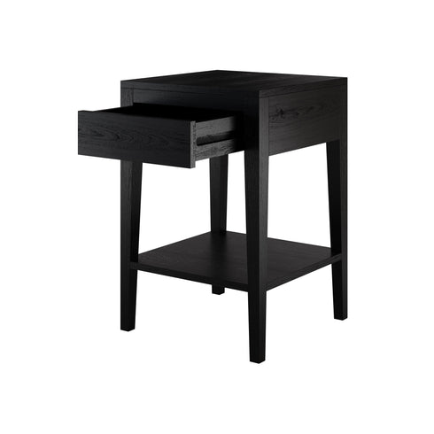 Cheriton Bedside | 1 Drawer | Black
