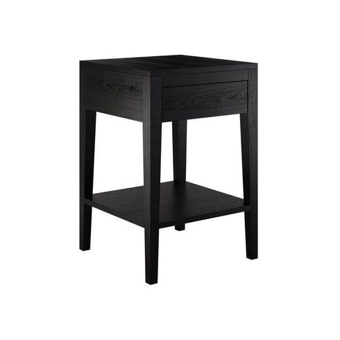 Cheriton Bedside | 1 Drawer | Black