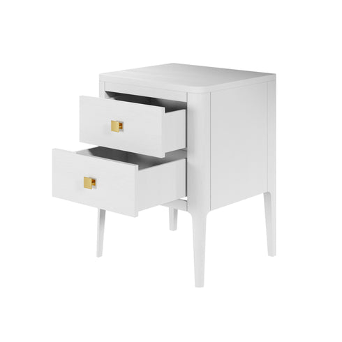 Abberley Bedside | White