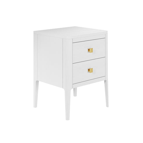 Abberley Bedside | White