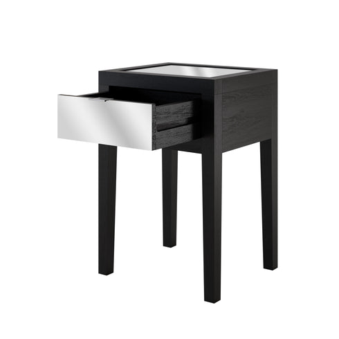 Josephine Bedside | 1 Drawer | Black