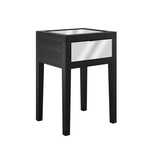 Josephine Bedside | 1 Drawer | Black