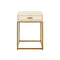 Hampton Bedside | Ivory Shagreen