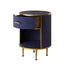 Willersley Blue Small Round Bedside