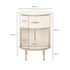 Hampton Bedside | Small Round Ivory