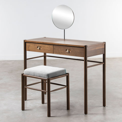 Burford Stool – Neutral Fabric