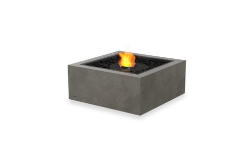 Ecosmart Fire Base 30 Fire Pit Table - Natural Finish / Black Burner - ESF.O.BAS.30.NA.B