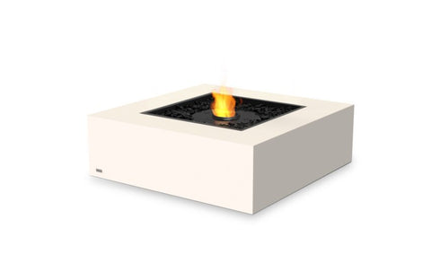 Ecosmart Fire Base 40 Fire Pit Table - Bone Finish / Black Burner - ESF.O.BAS.40.BO.B