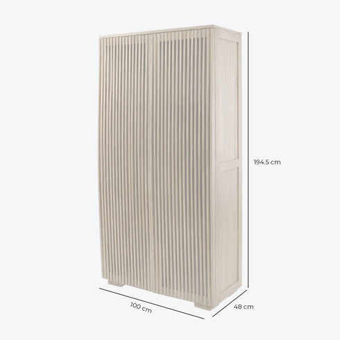 Libra Beaulieu Mindi Wood 2 Door Cabinet