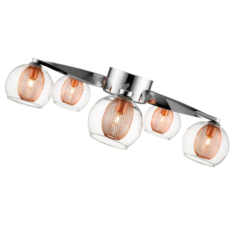 Flush Fitting Luminaire In Copper LL00041