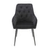 Native Home Lifestyle Chesterfield Black Dining Chairs (Set Of 2)