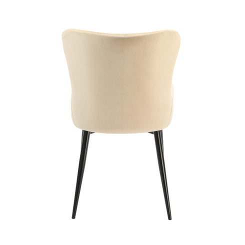 Native Home Lifestyle Diamond Beige Dining Chairs (Set Of 2)