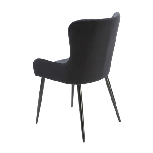 Native Home Lifestyle Diamond Black Dining Chairs (Set Of 2)