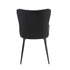 Native Home Lifestyle Diamond Black Dining Chairs (Set Of 2)
