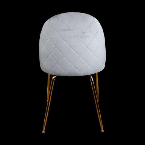 Native Home Lifestyle Velvet Dining Chairs - Gold Legs (Set Of 2)