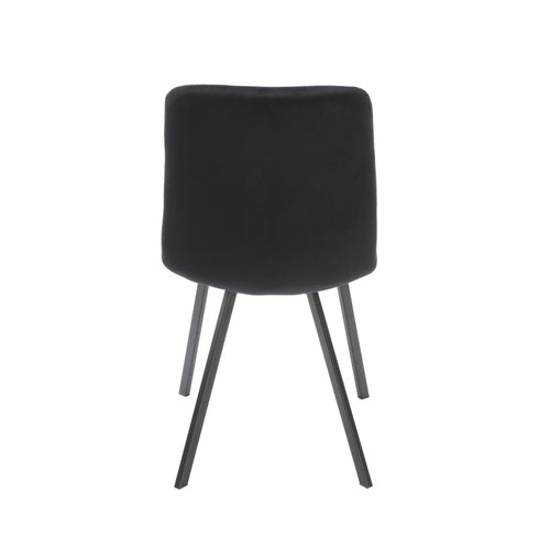 Native Home Lifestyle Squared Black Dining Chairs (Set Of 2)