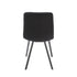 Native Home Lifestyle Squared Black Dining Chairs (Set Of 2)