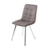 Native Home Lifestyle Squared Grey Dining Chairs (Set Of 2)