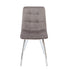 Native Home Lifestyle Squared Grey Dining Chairs (Set Of 2)