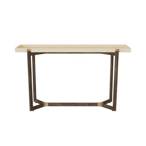 Hambledon Console | Cream Shagreen