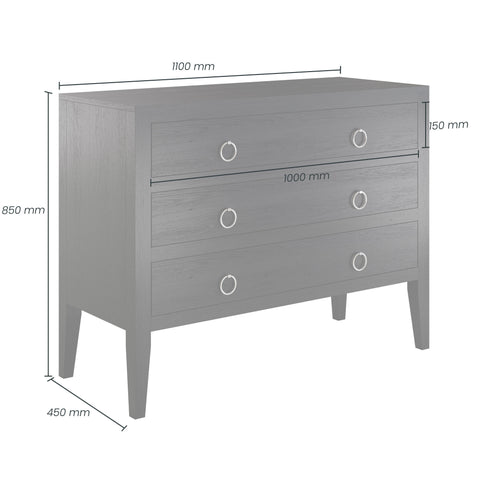 Cheriton Chest Of Drawers | Black