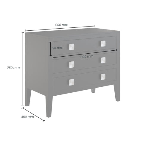 Tunworth Chest Of Drawers | Black