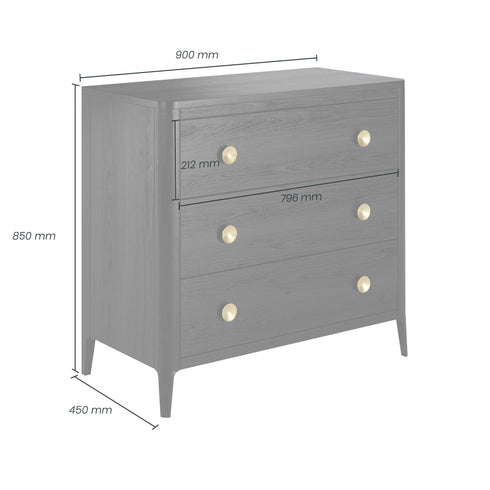 Abberley Chest Of Drawers | Black