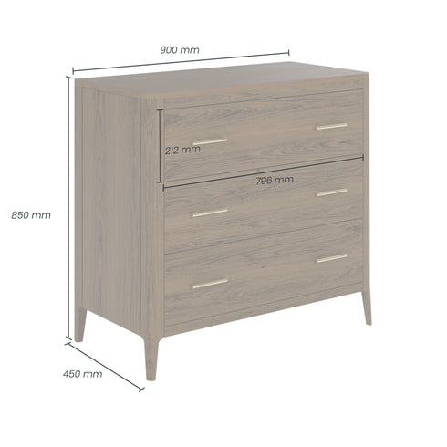 Abberley Chest Of Drawers | Brown