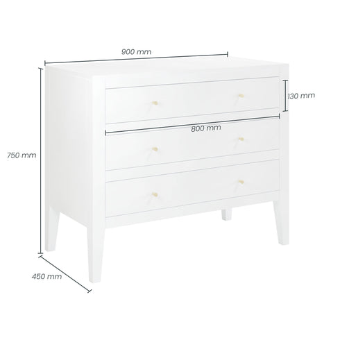 Alton Chest Of Drawers | White