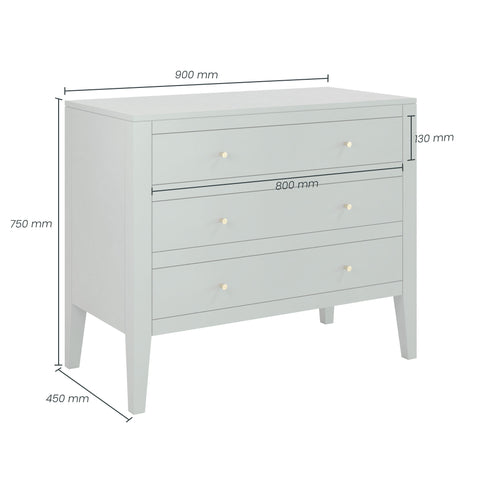 Alton Chest Of Drawers | Pigeon Grey