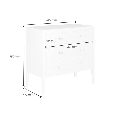 Hanley Chest Of Drawers | White