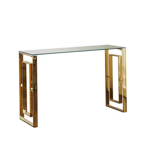 Native Home Lifestyle Milano Gold Console Table