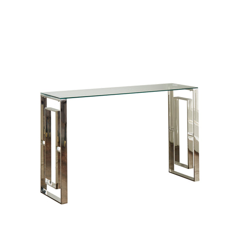Native Home Lifestyle Milano Silver Plated Console Table