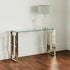 Native Home Lifestyle Milano Silver Plated Console Table